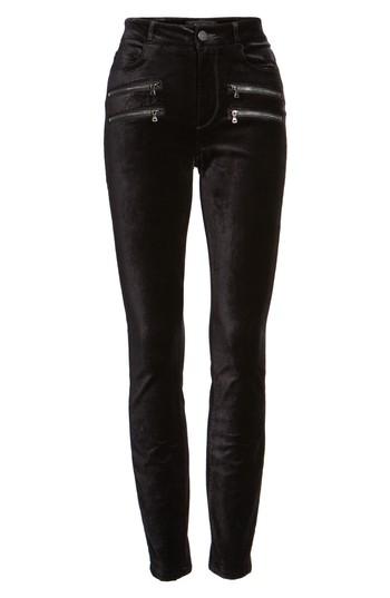 Women's Paige Edgemont High Rise Ankle Skinny Velvet Pants