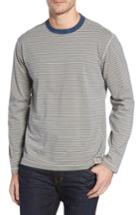 Men's Thaddeus Iverson Long Sleeve Striped T-shirt - Beige