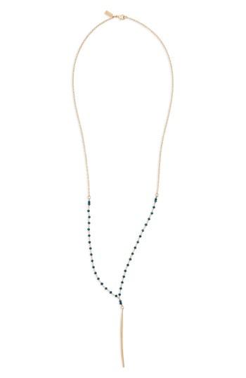 Women's Canvas Bead & Pendant Necklace