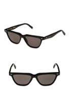 Women's Celine 53mm Rectangular Sunglasses - Black/ Smoke