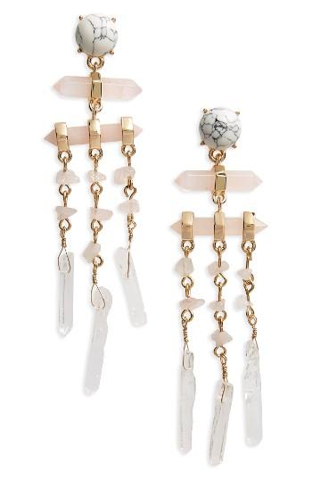 Women's Baublebar Ava Stone Drop Earrings