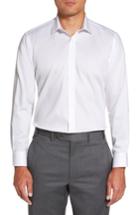 Men's Ted Baker London Caramor Trim Fit Solid Dress Shirt .5 - 32/33 - White