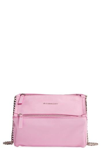 Givenchy Mini Pandora Sugar Leather Shoulder Bag - Pink