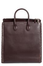 Calvin Klein 205w39nyc Whipstitch Calfskin Tote - Brown