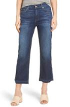 Women's 7 For All Mankind Kiki High Waist Crop Wide Leg Jeans - Blue
