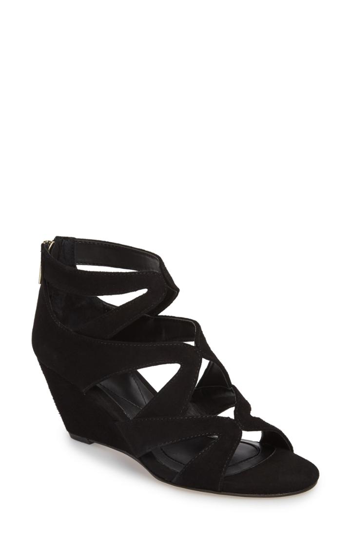 Women's Isola Filisha Wedge Sandal .5 M - Black