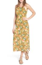 Women's Sincerely Jules Palm Print Slipdress, Size - Green