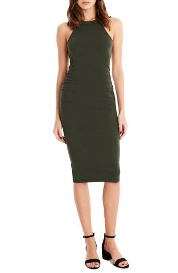 Women's Michael Stars Halter Midi Dress - Green