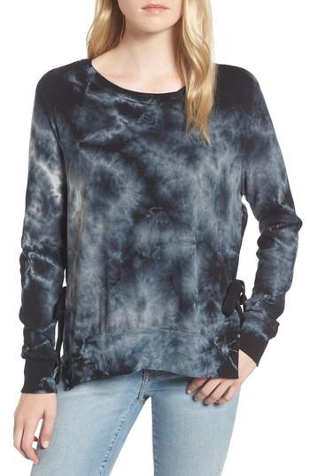 Women's Pam & Gela Tie Dye Sweatshirt - Black