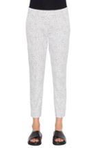 Women's Akris Punto Frankie Memphis Pastina Print Pants - White