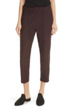 Women's Eileen Fisher Tapered Ankle Pants, Size - Purple
