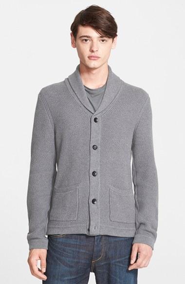 Men's Rag & Bone Standard Issue 'avery' Shawl Collar Cardigan