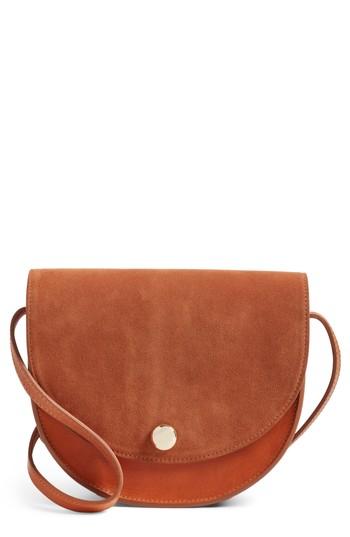 Sezane Ernest Crossbody Bag - Brown