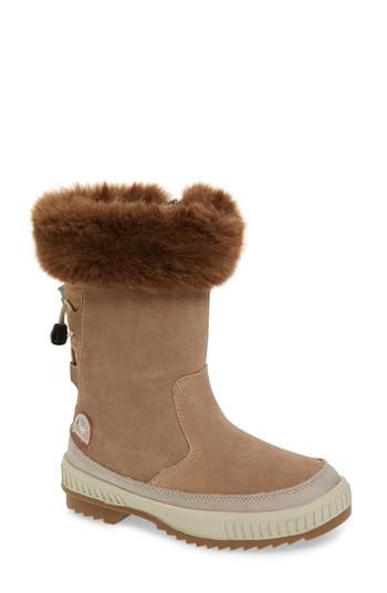 Women's Pajar Kady Waterproof Insulated Winter Boot With H Cuff, Size 5-5.5us / 36eu - Beige
