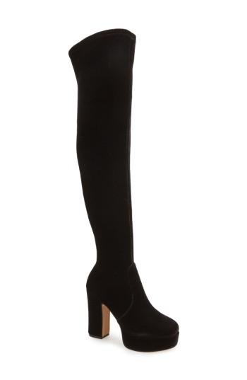 Women's Avec Les Filles Linnea Over The Knee Platform Boot .5 M - Black