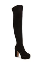 Women's Avec Les Filles Linnea Over The Knee Platform Boot .5 M - Black