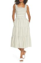 Women's First Monday Sleeveless Stripe Midi Dress - Green