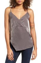 Women's Astr The Label Chain Embellished Tank - Grey