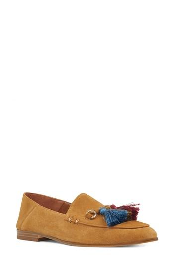 Women's Nine West Weslir Tassel Loafer M - Brown