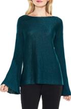 Women's Vince Camuto Sparkly Bell Sleeve Sweater, Size - Green