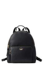 Kate Spade New York Jackson Street - Large Keleigh Leather Backpack - Black