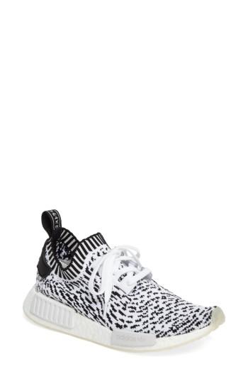 Women's Adidas Nmd R1 Primeknit Running Shoe .5 Women's / 4.5 Men's M - White