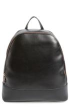 Sole Society Chester Faux Leather Backpack - Black