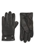 Men's Boss Tt Hermon Leather Glove - Black