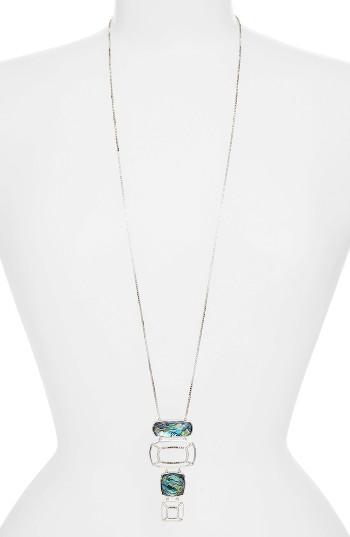 Women's Judith Jack Abalone Long Pendant Necklace