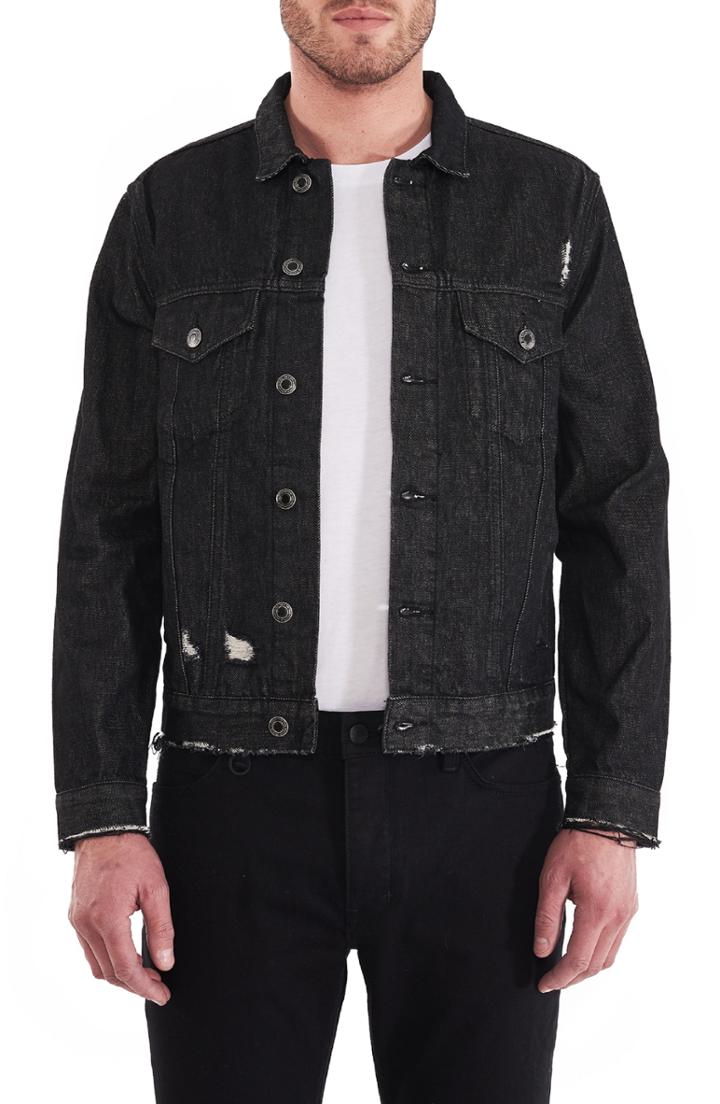 Men's Neuw Type One Black Label Denim Jacket - Black