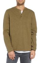 Men's Treasure & Bond Regular Fit Slub Terry Henley - Green