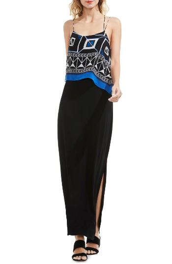 Women's Vince Camuto Print Overlay Maxi Dress