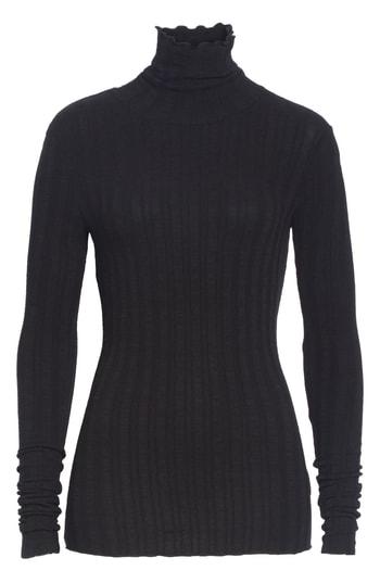 Women's Simon Miller Ribbed Turtleneck - Black
