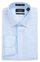 Men's Nordstrom Men's Shop Smartcare(tm) Traditional Fit Solid Dress Shirt .5 32 - Blue