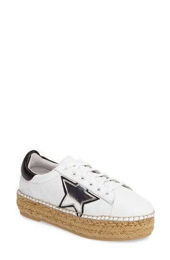 Women's Steven By Steve Madden Phase Espadrille Sneaker M - White