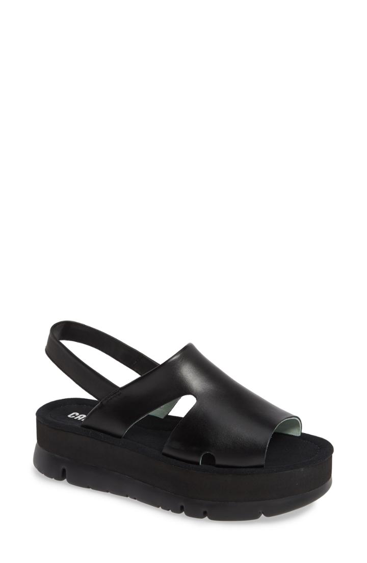 Women's Camper Oruga Platform Sandal Us / 38eu - Black