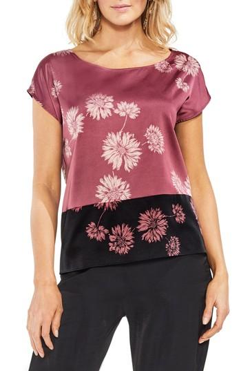 Women's Vince Camuto Chateau Floral Print Top - Pink
