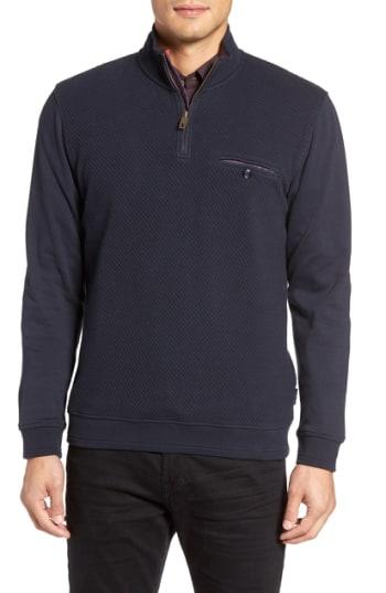 Men's Ted Baker London Draco Quarter Zip Pullover