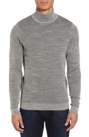 Men's Calibrate Mock Neck Sweater - Grey