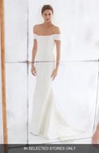 Women's Carolina Herrera Greta Off The Shoulder Trumpet Gown, Size In Store Only - Ivory