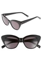 Women's Elizabeth And James Vale 52mm Cat Eye Sunglasses - Crystal Tea