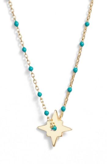 Women's Argento Vivo North Star Enamel Pendant Necklace