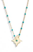 Women's Argento Vivo North Star Enamel Pendant Necklace