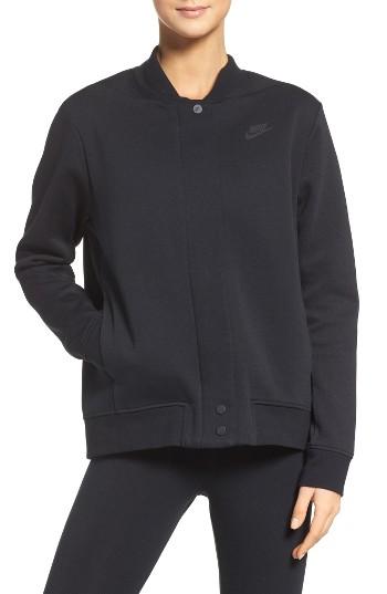 Women's Nike Tech Fleece Destroyer Jacket - Black