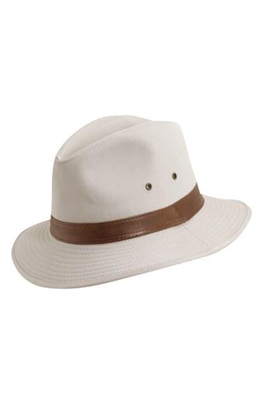 Men's Dorfman Pacific Safari Fedora - Brown