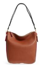 Sondra Roberts Colorblock Faux Leather Hobo - Brown