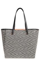 Ted Baker London Large Woven Faux Leather Shopper -