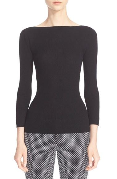 Women's Michael Kors Featherweight Cashmere Sweater - Black