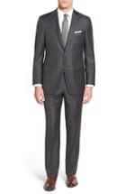 Men's Hickey Freeman Classic Fit Windowpane Wool Suit