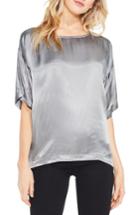 Women's Two By Vince Camuto Satin Tee - Grey